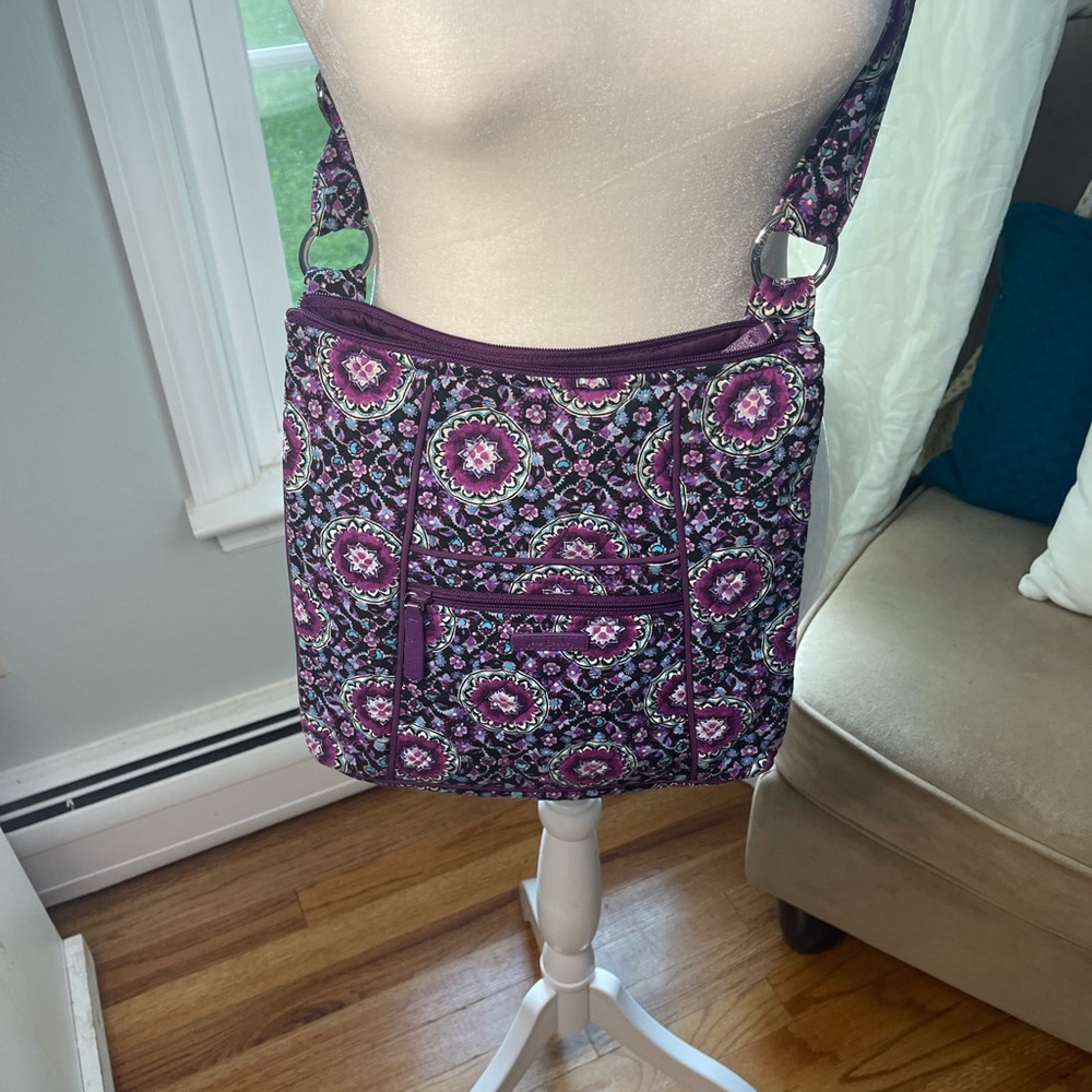 Vera Bradley Lilac Medallion Crossbody Purse